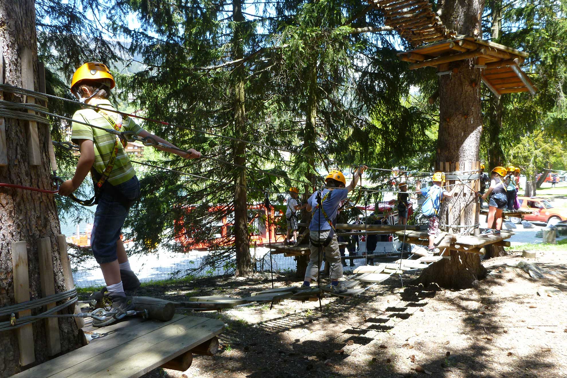 Accrobranche enfants dès 4 ans Valais